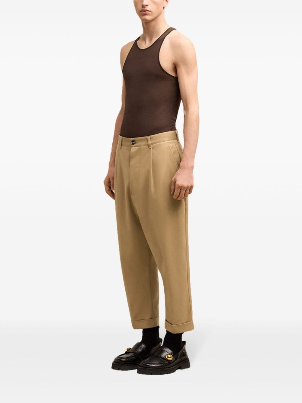 tapered-leg trousers - 3