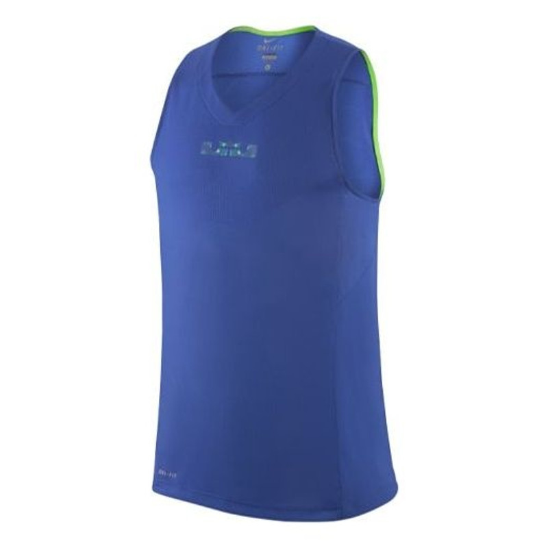 Men's Nike Sleeveless Casual Sports Basketball Jersey/Vest Blue 646113-480 - 1