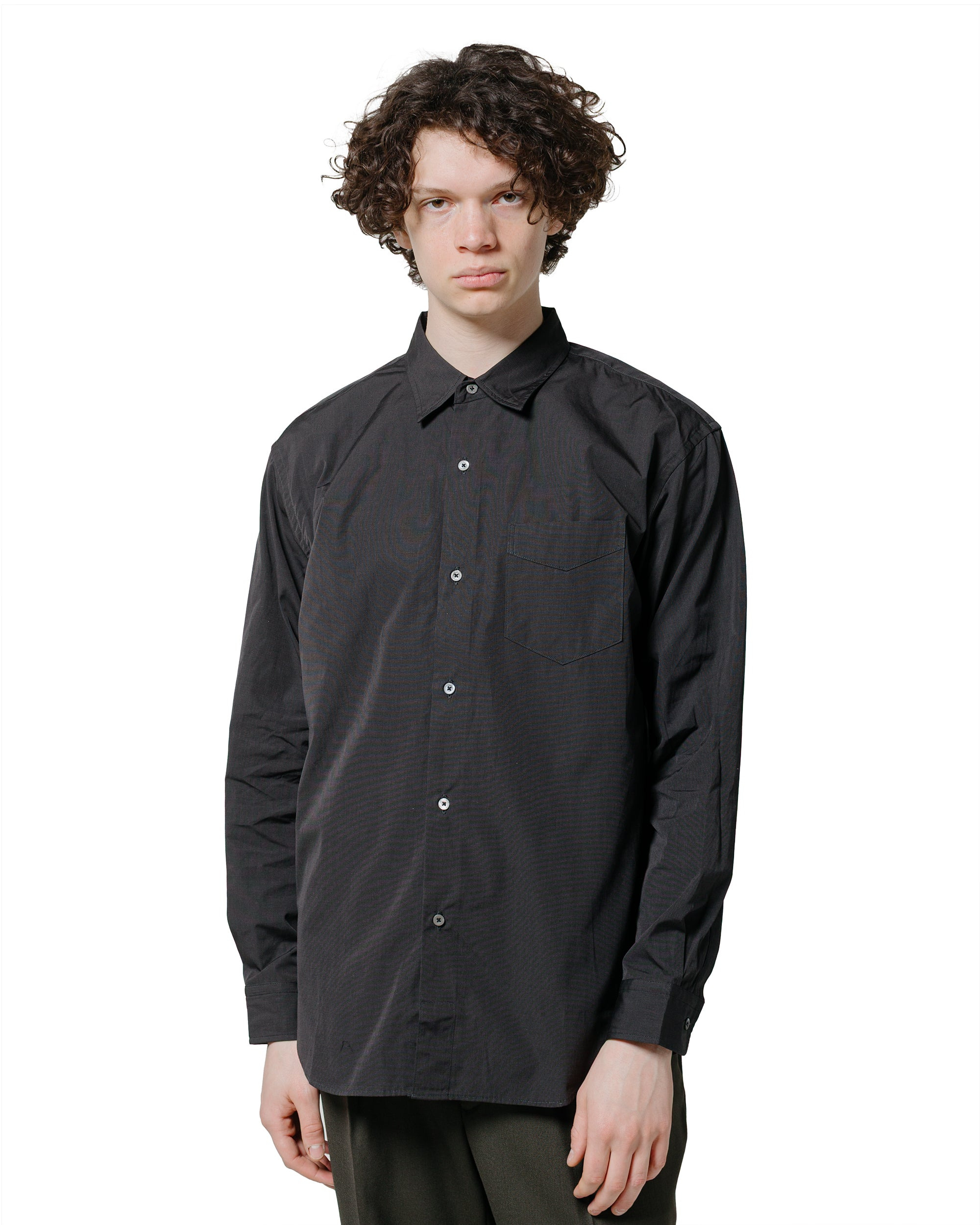 Regular Collar Dress Shirt Charcoal - 2