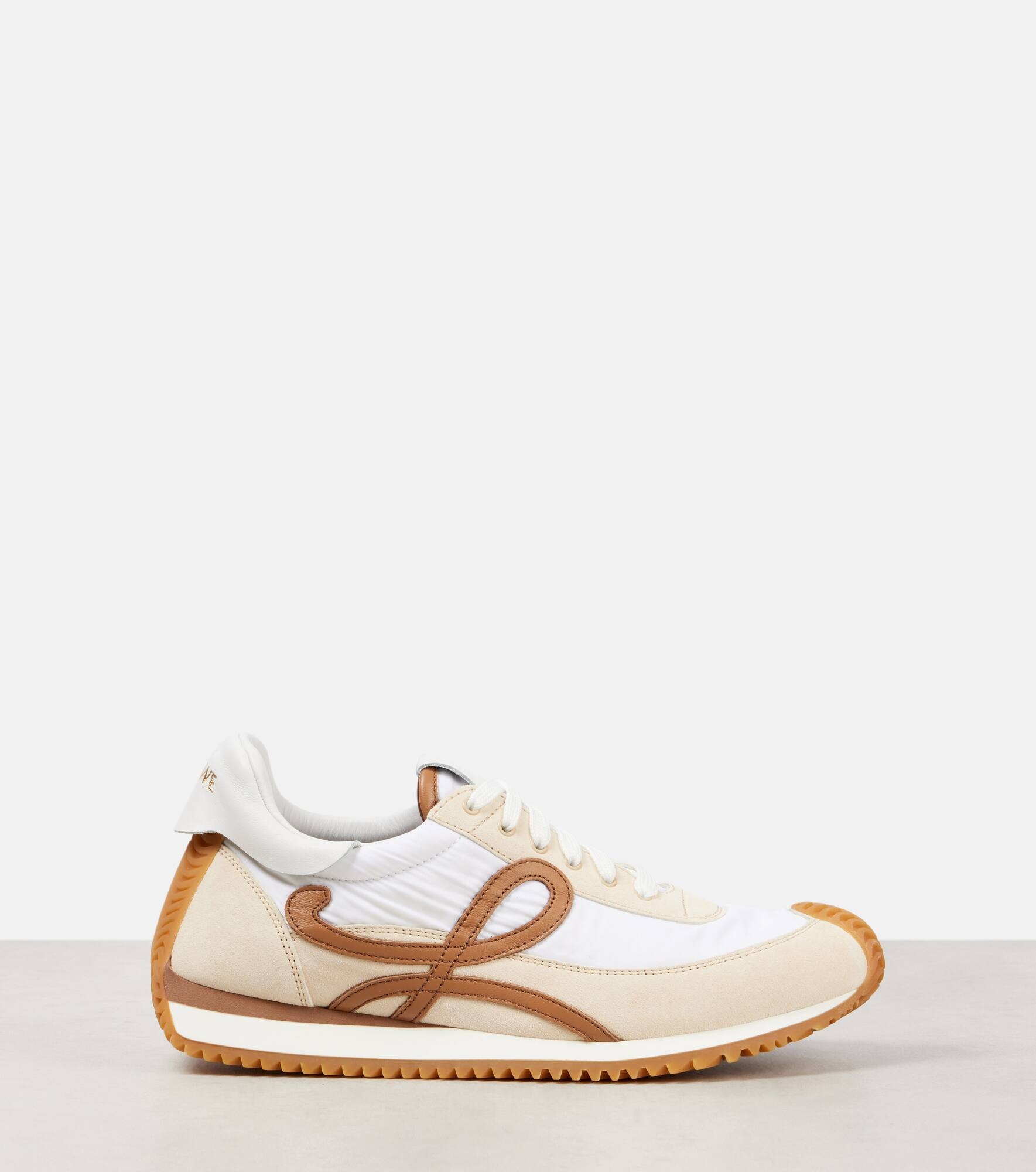 Flow Runner 2.0 suede sneakers - 4