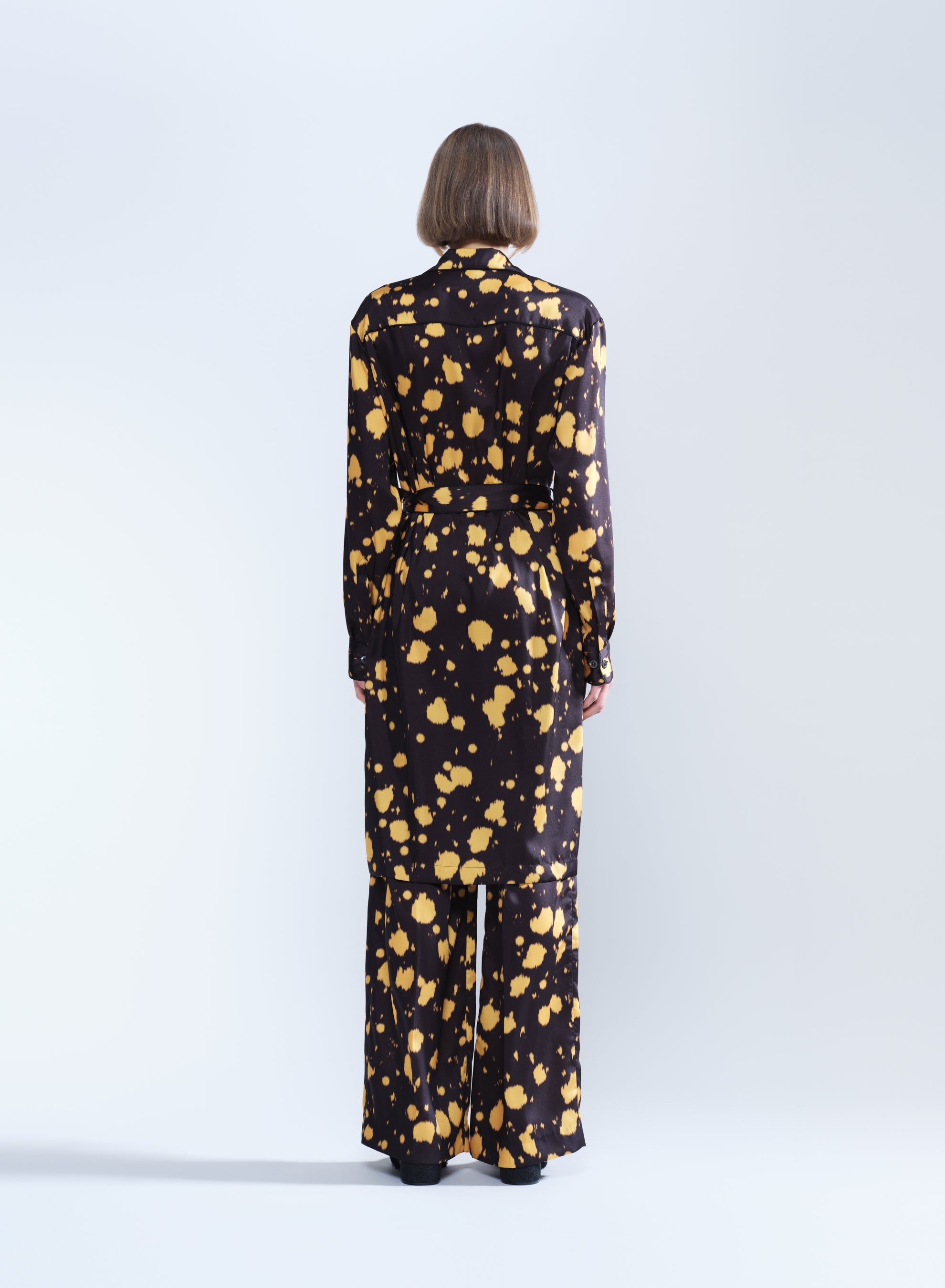 PRINTED SHIRT DRESS - 4