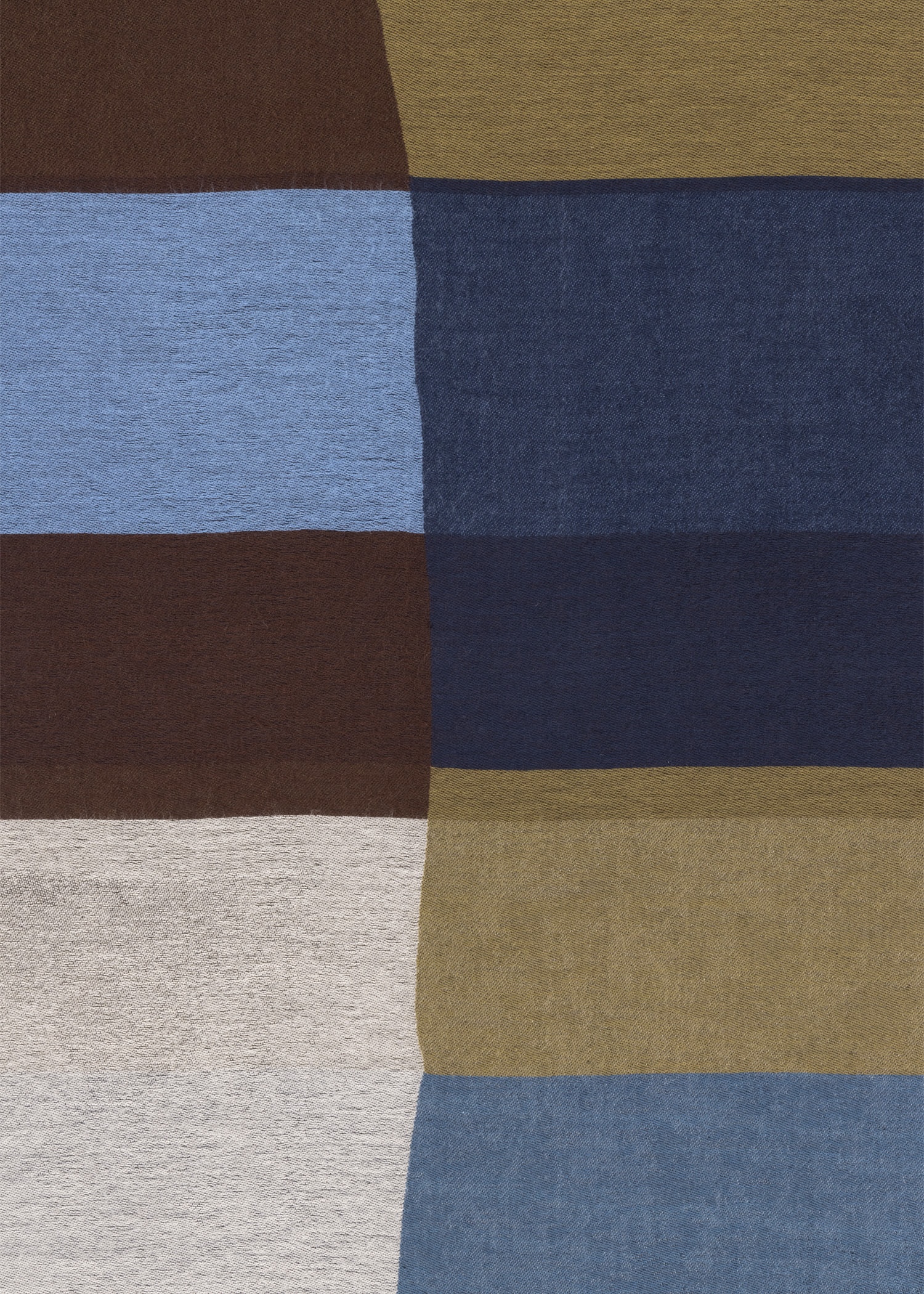 'Overlapping Check' Scarf - 3