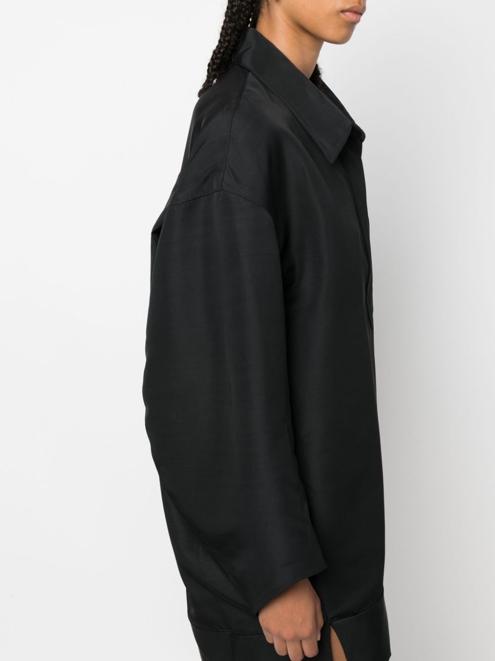 The Kal faille mini shirtdress - 5