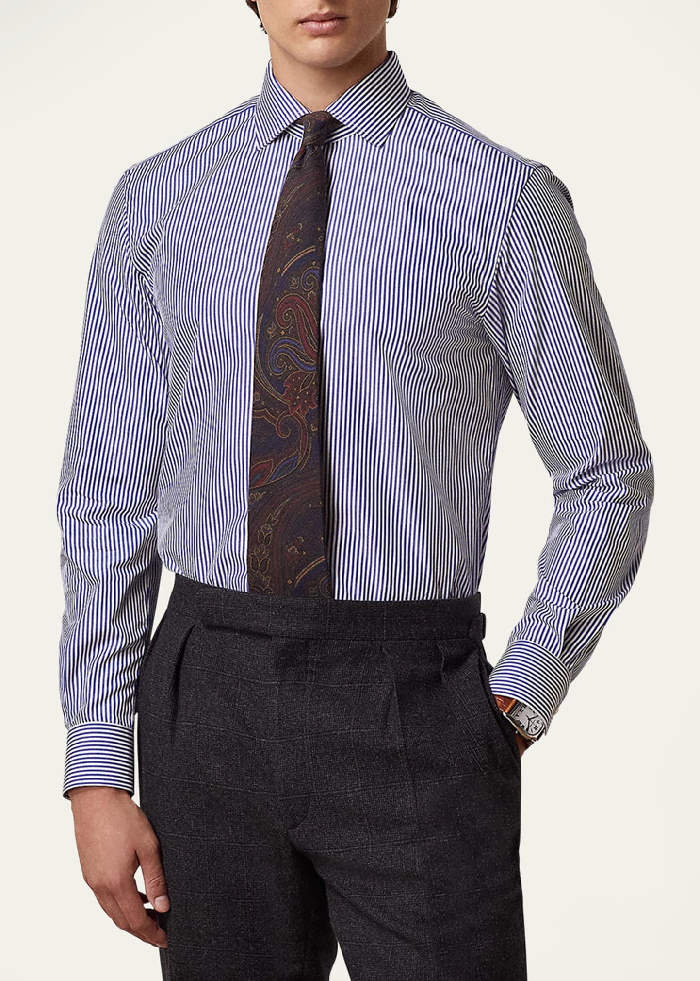 Men's Aston Bengal Striped Dress Shirt - 2