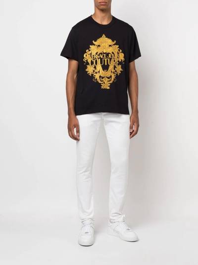 VERSACE JEANS COUTURE Barroco logo-print T-shirt outlook