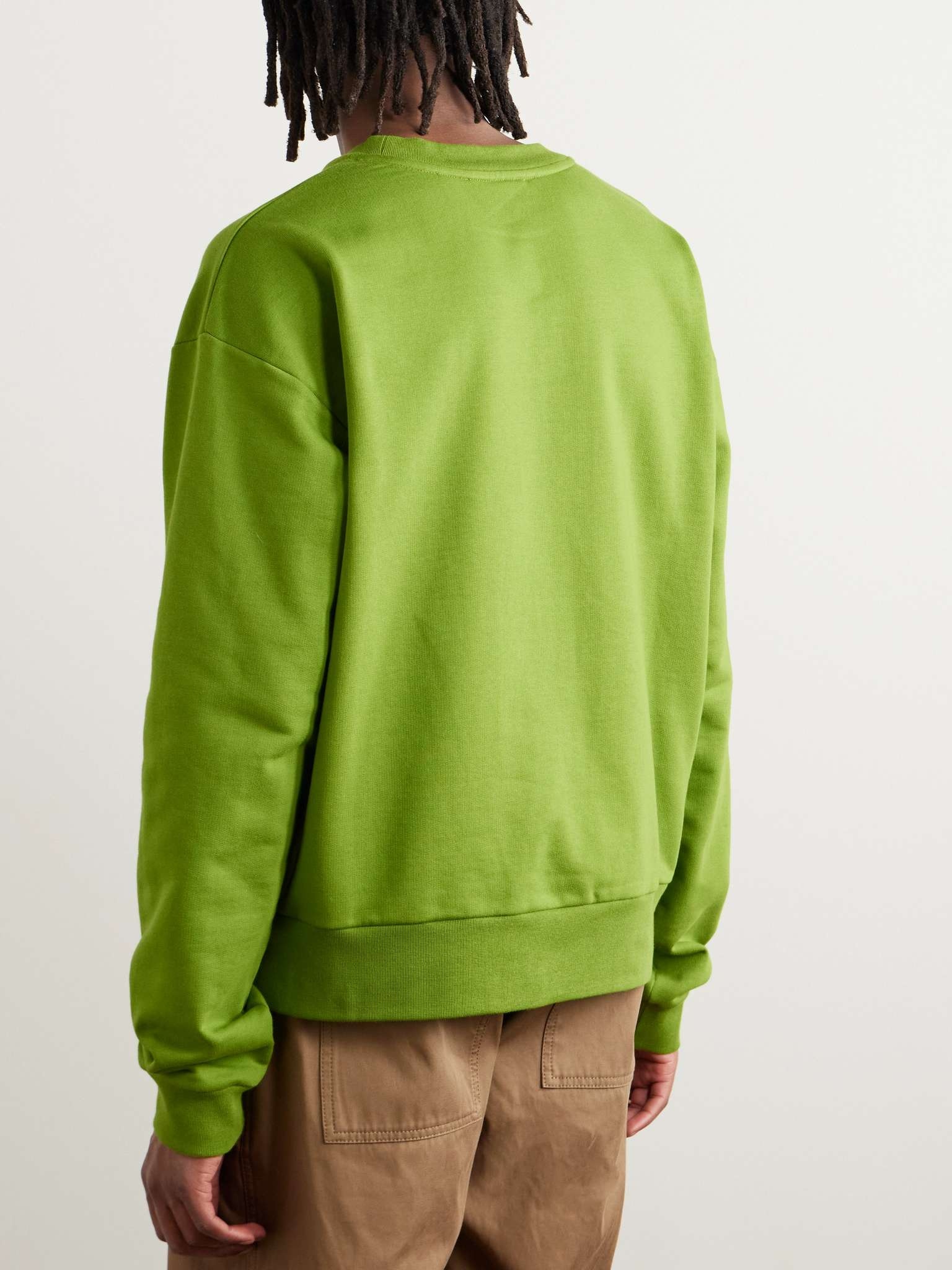 Logo-Print Cotton-Jersey Sweatshirt - 4