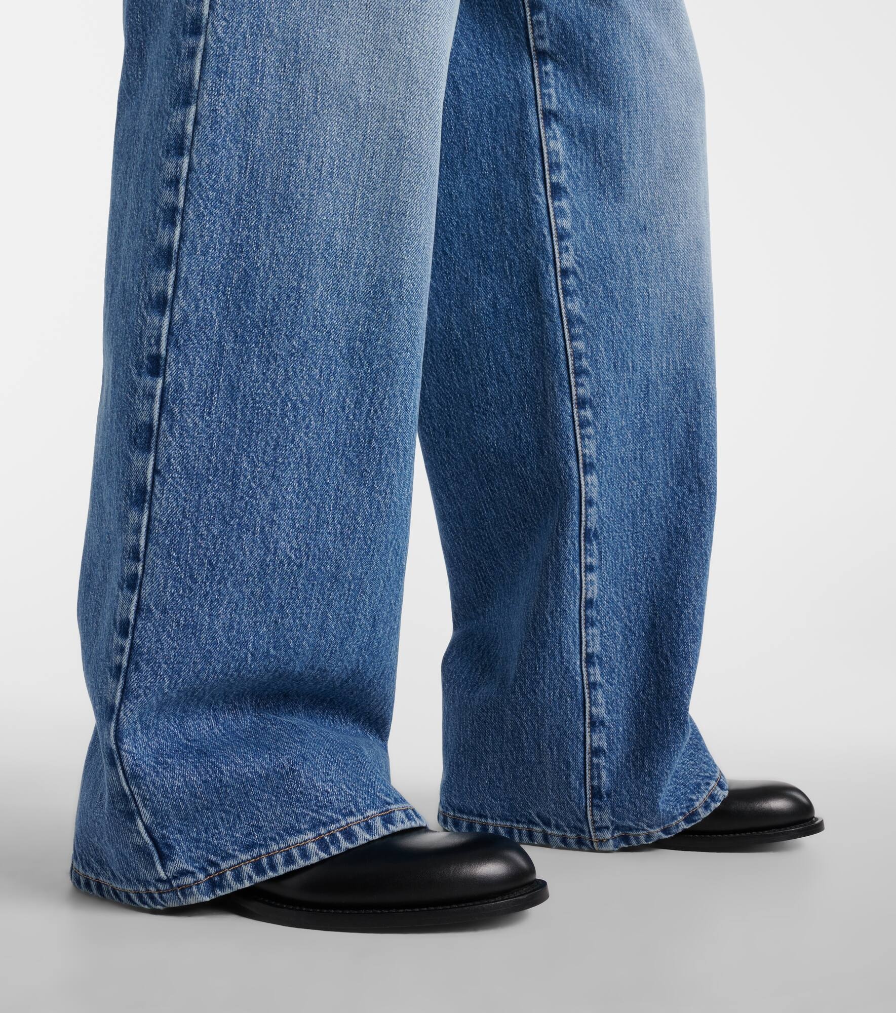 Eglitta low-rise wide-leg jeans - 5