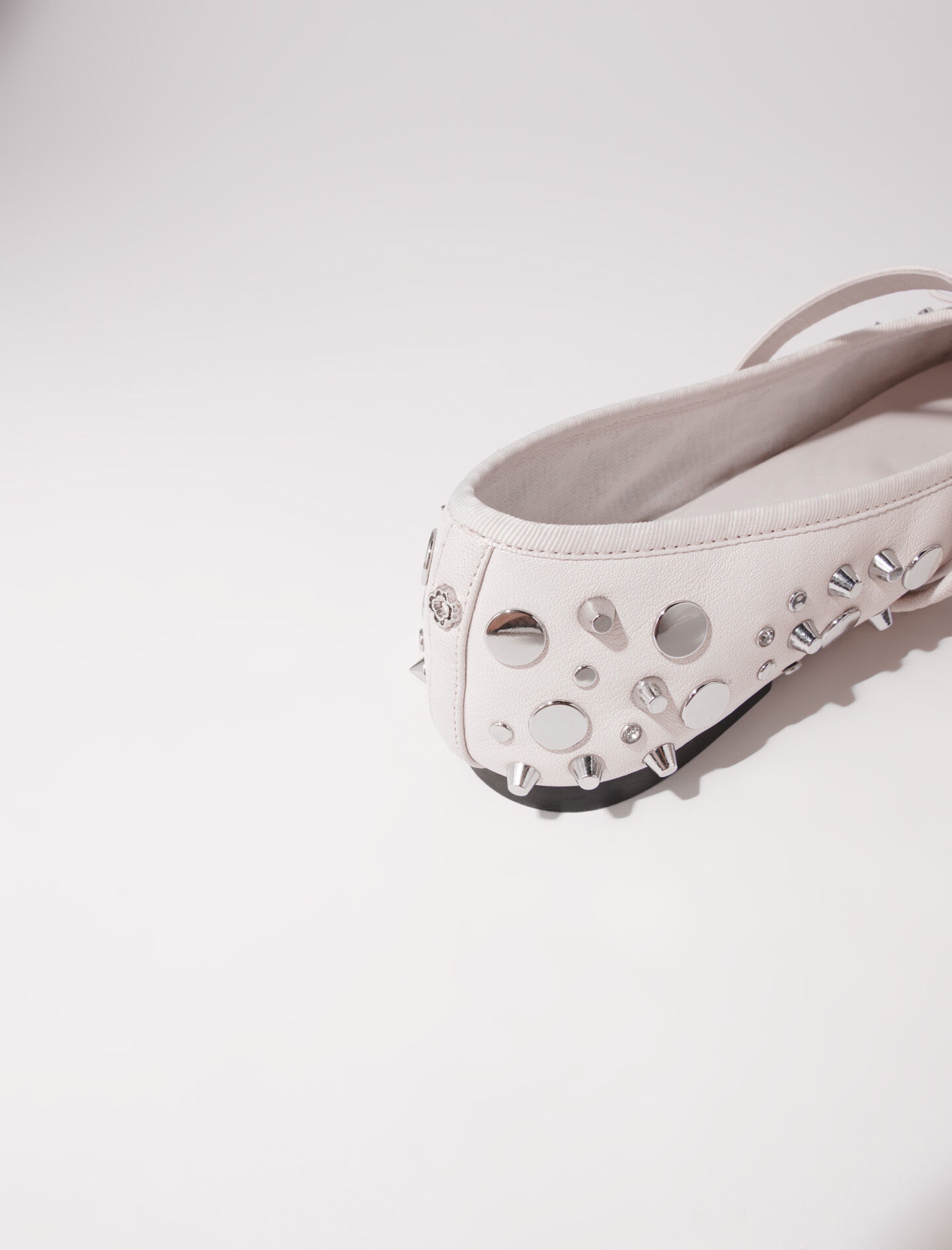 Studded ballet flats - 4