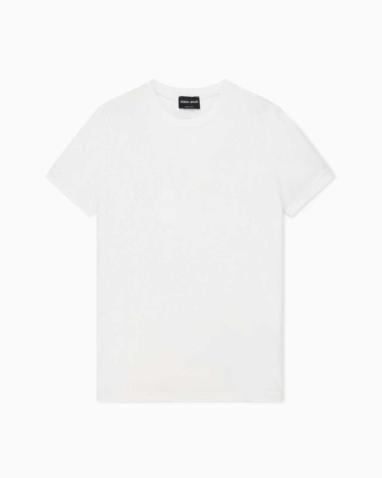 Stretch viscose jersey T-shirt - 1