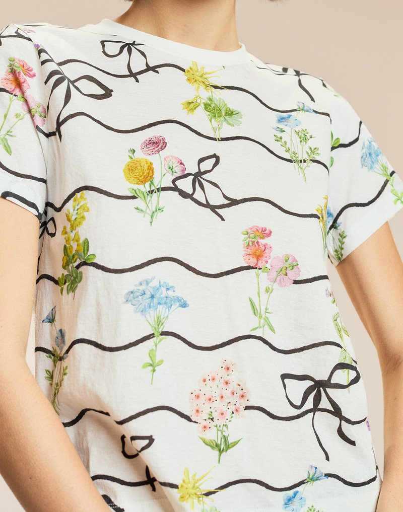 CYNTHIA ROWLEY Floral Printed Tee outlook