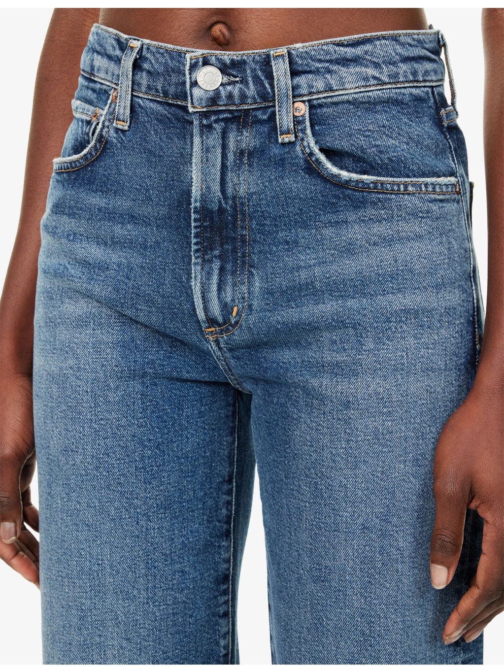 Harper Straight-Leg Stretch-Denim Jeans - 5