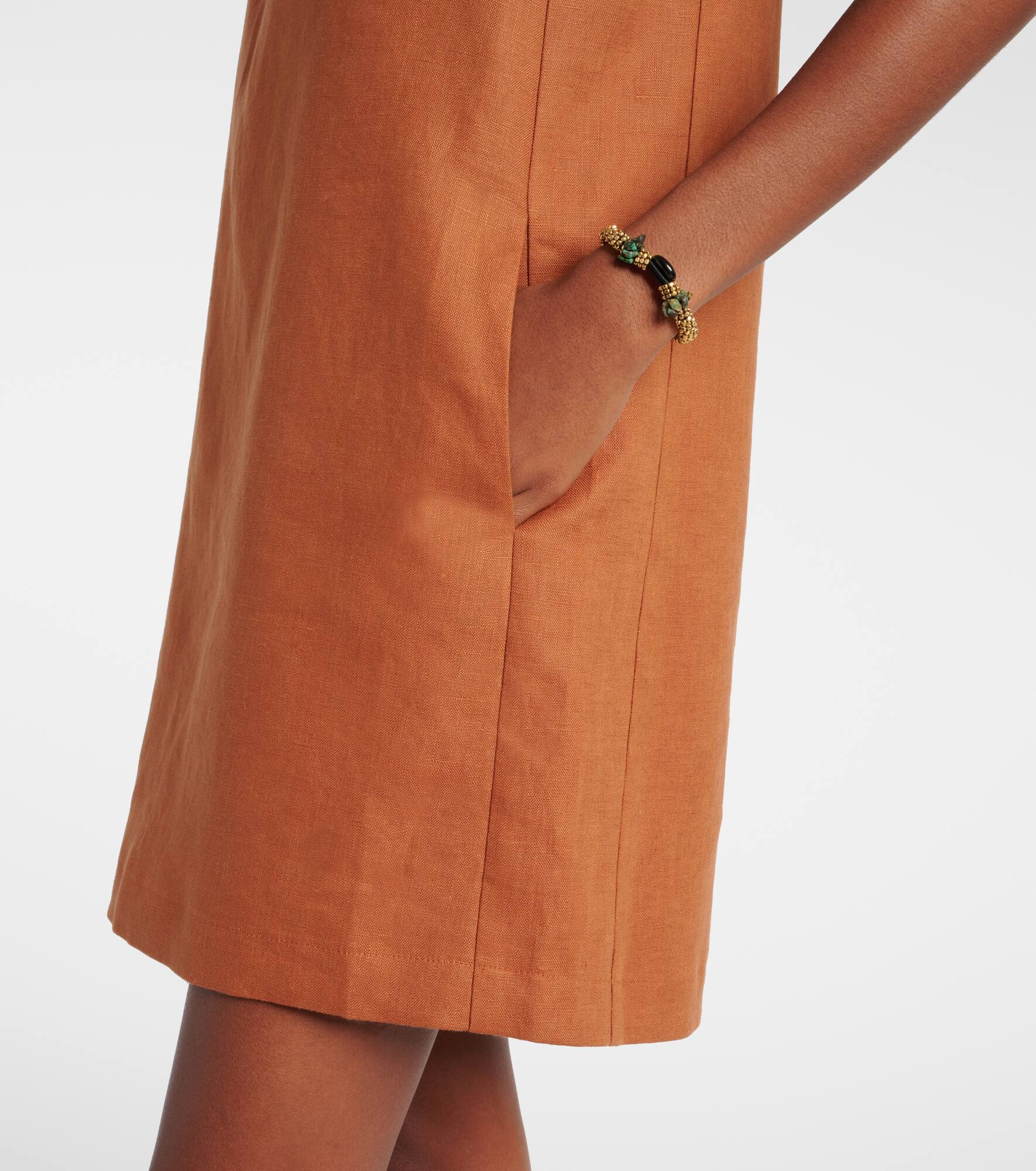 Rio linen shift dress - 5