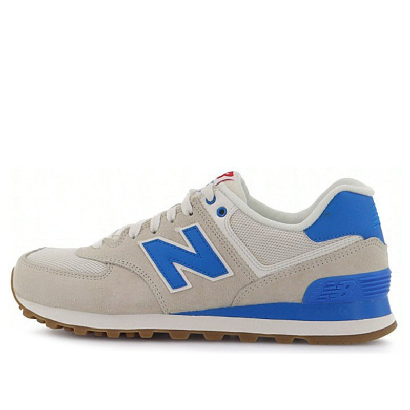 (WMNS) New Balance 574Series Sneakers White WL574RSB - 1