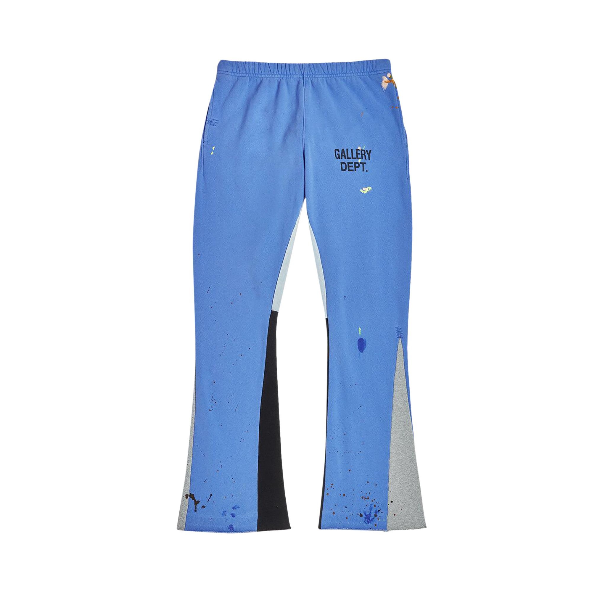Gallery Dept. GD Painted Flare Sweatpant 'Royal' - 1
