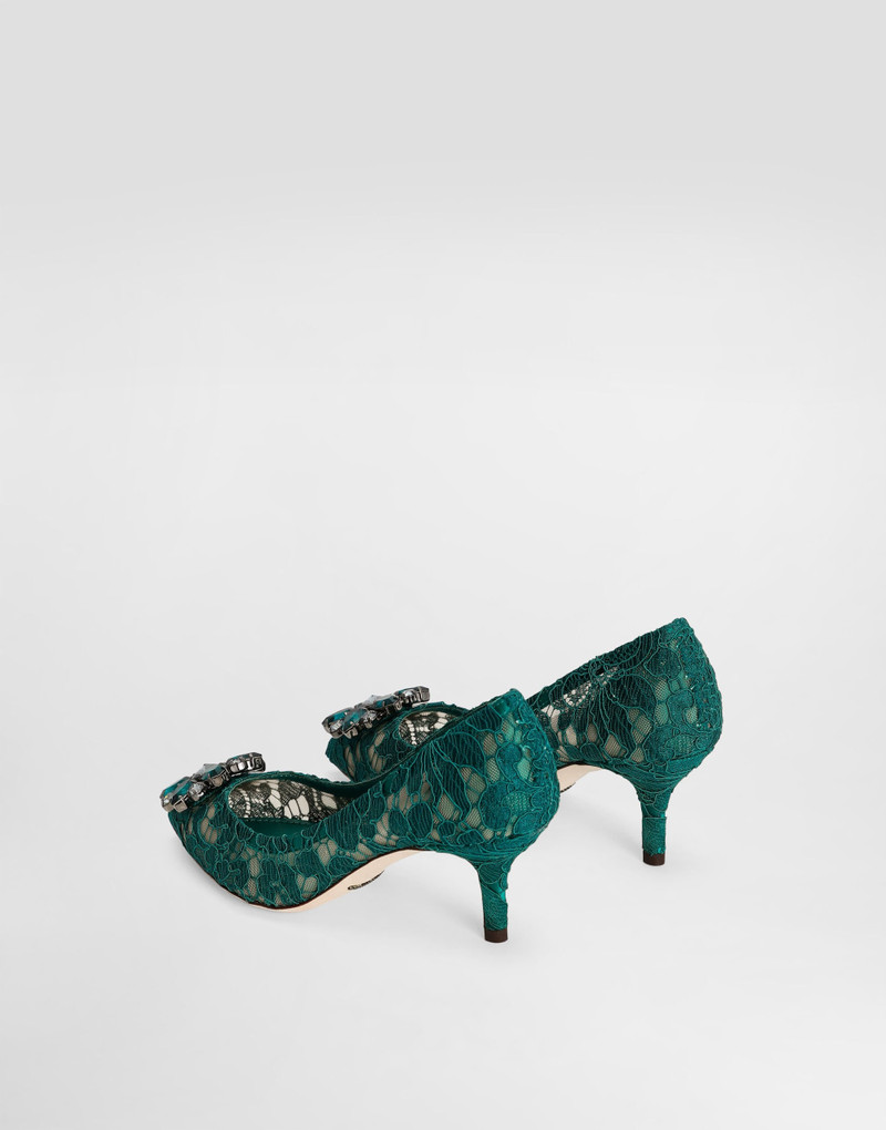Dolce & Gabbana Pump in Taormina lace with crystals outlook