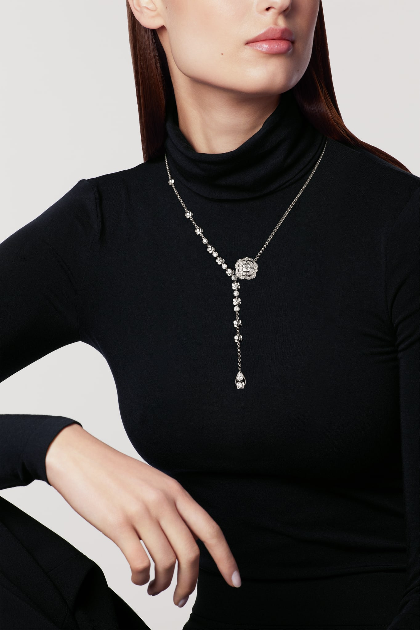 Bouton de Camélia necklace - 5