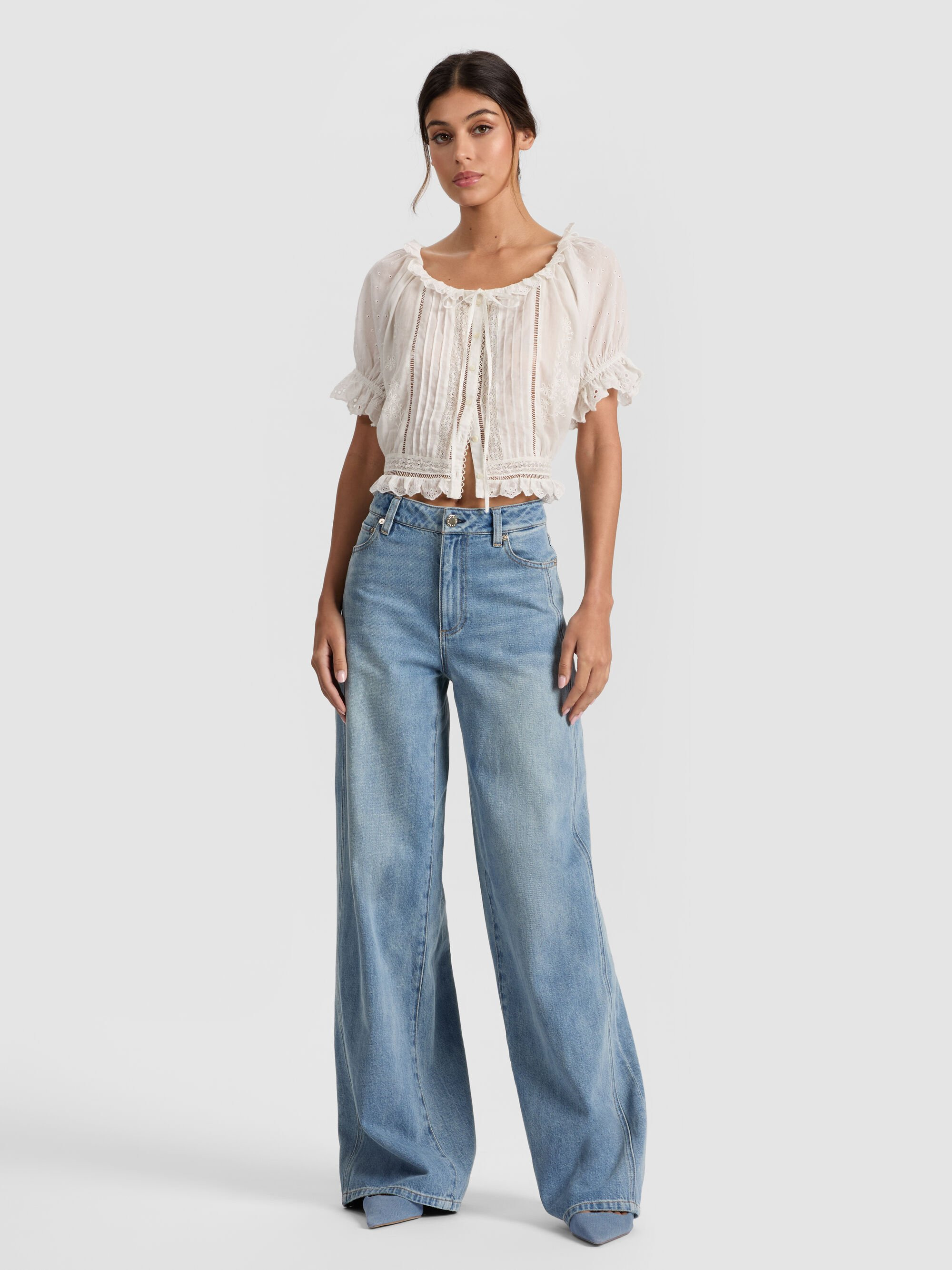 MCLAINE PUFF SLEEVE BLOUSE - 3