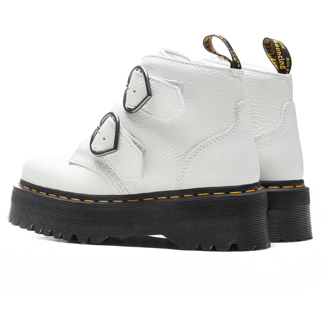 Devon flower-buckle boots - 5