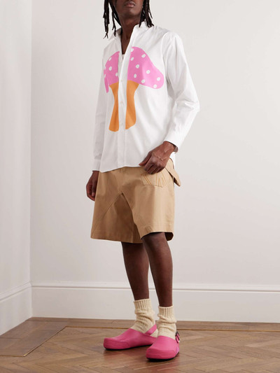 Comme des Garçons SHIRT + Brett Westfall Printed Cotton-Poplin Shirt outlook