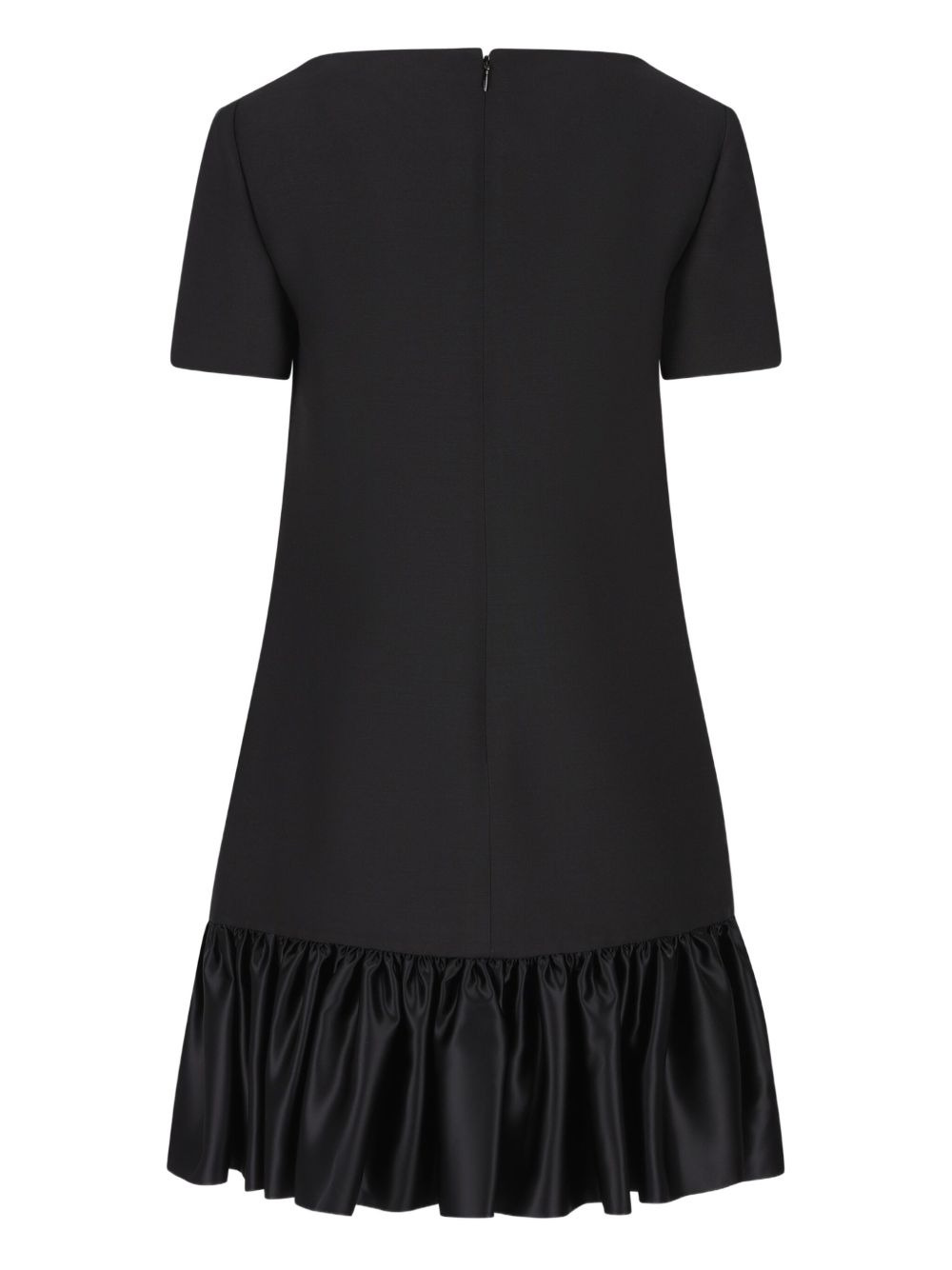 bow-embellished ruffled mini dress - 2