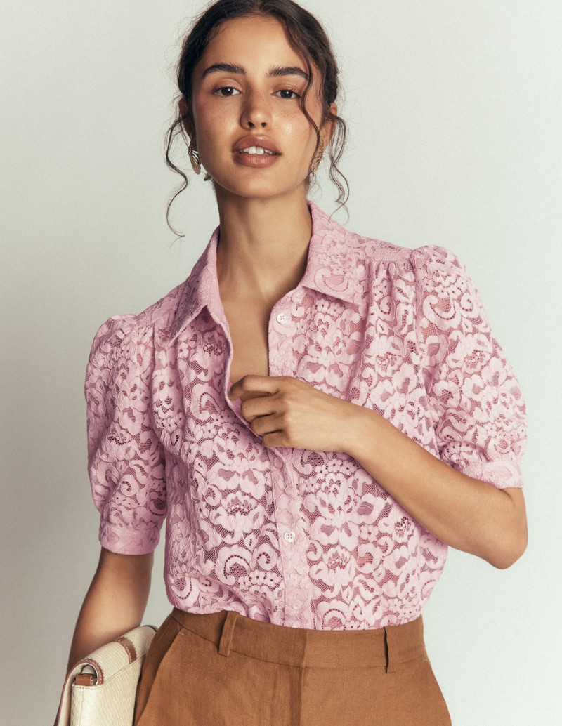 SS Lace Top-Pink Violet 5