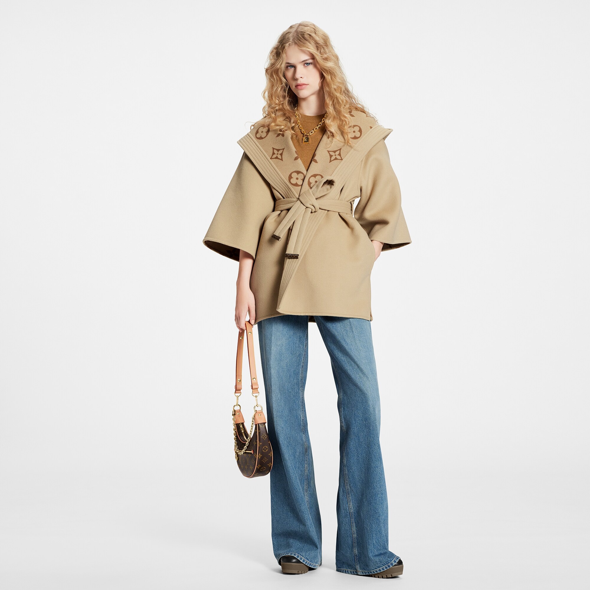 Signature Hooded Wrap Robe Coat - 2