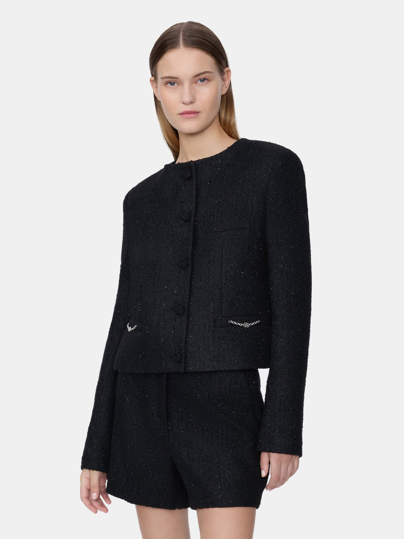WOMEN'S SHIMMER BOUCLE JACKET 3