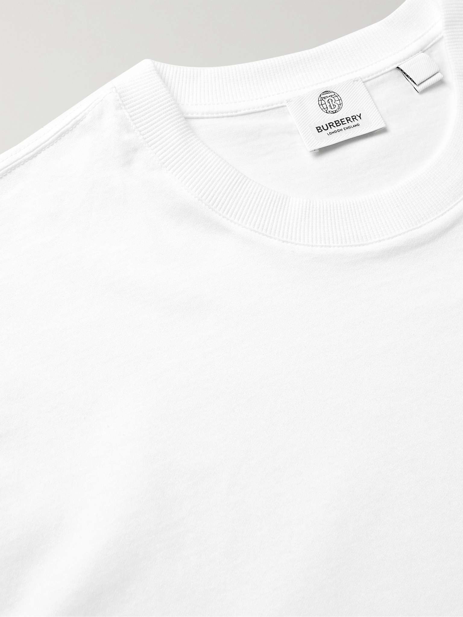 Logo-Embroidered Cotton-Jersey T-Shirt - 5