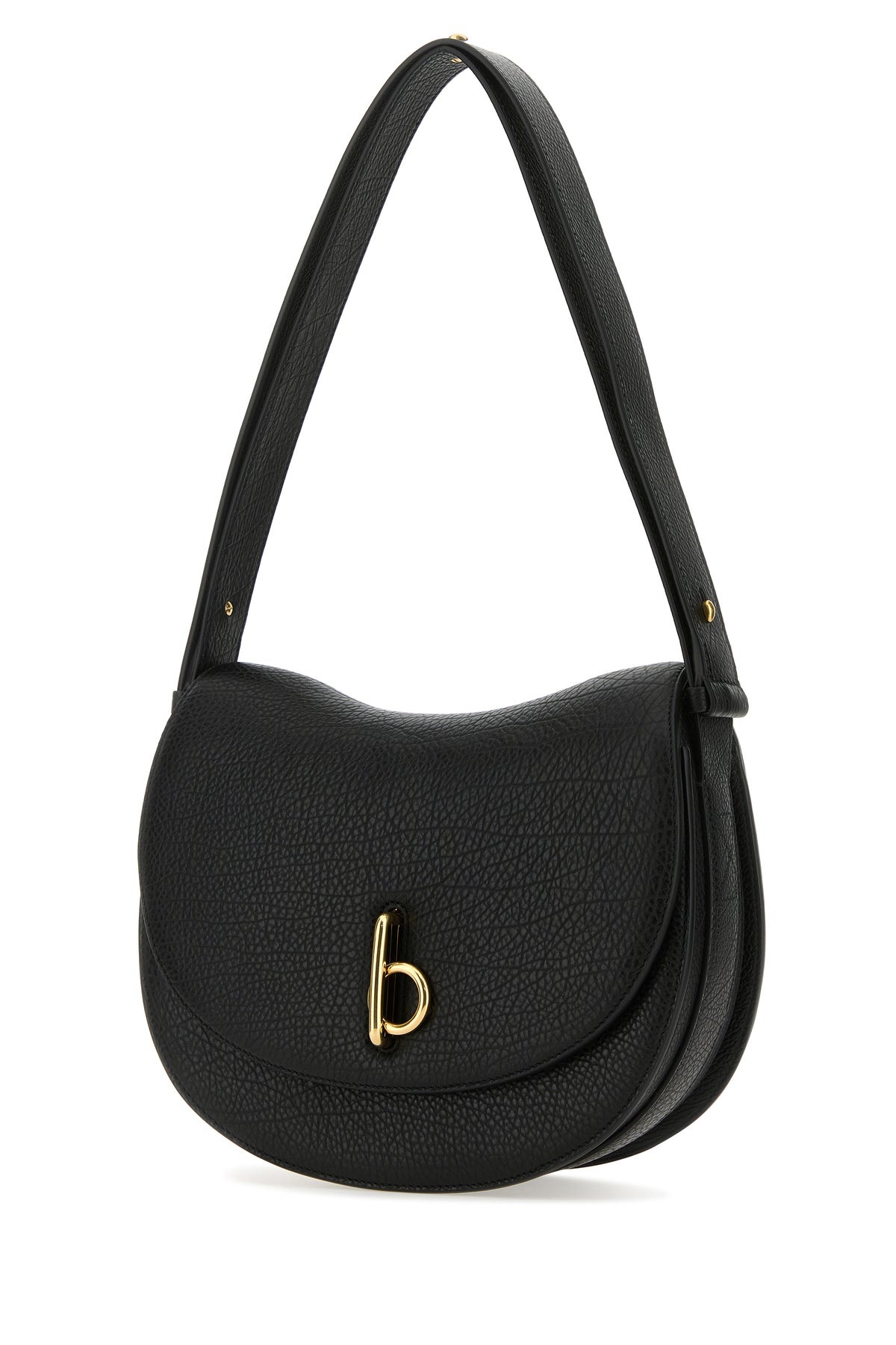 Black leather medium Rocking Horse shoulder bag - 2