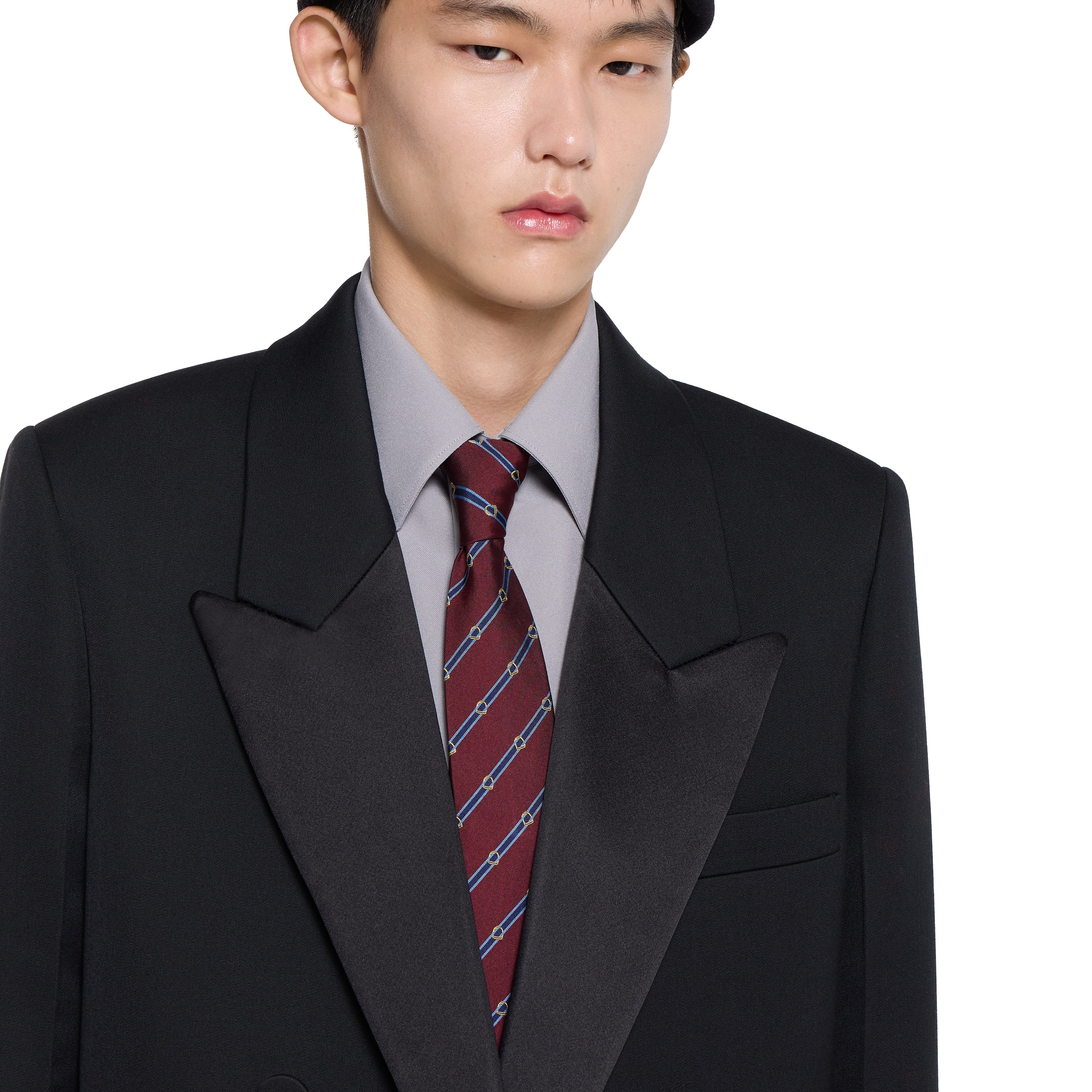 Silk jacquard tie - 3