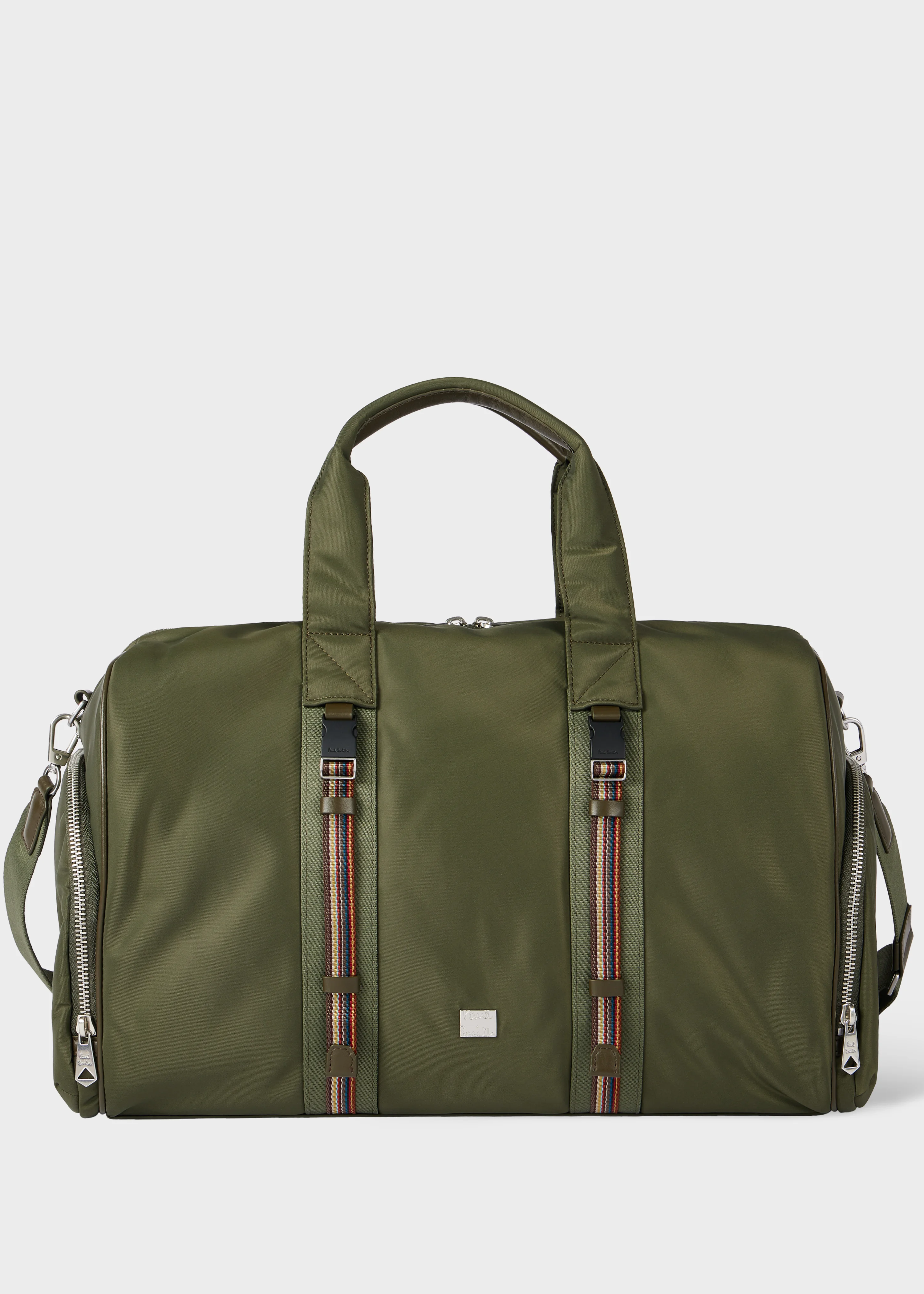 Green Recycled-Nylon Holdall - 1