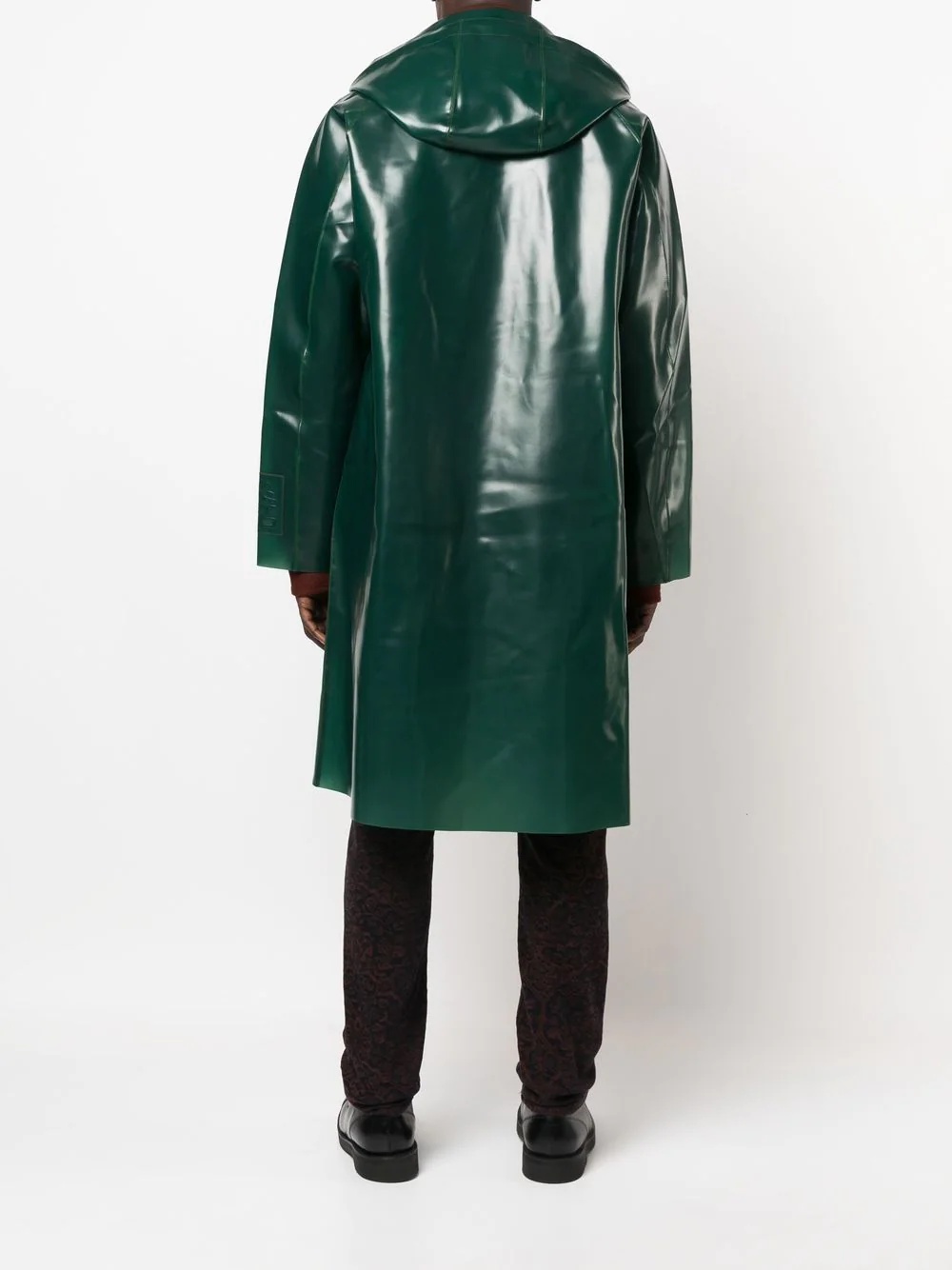 detachable-hood parka coat - 4