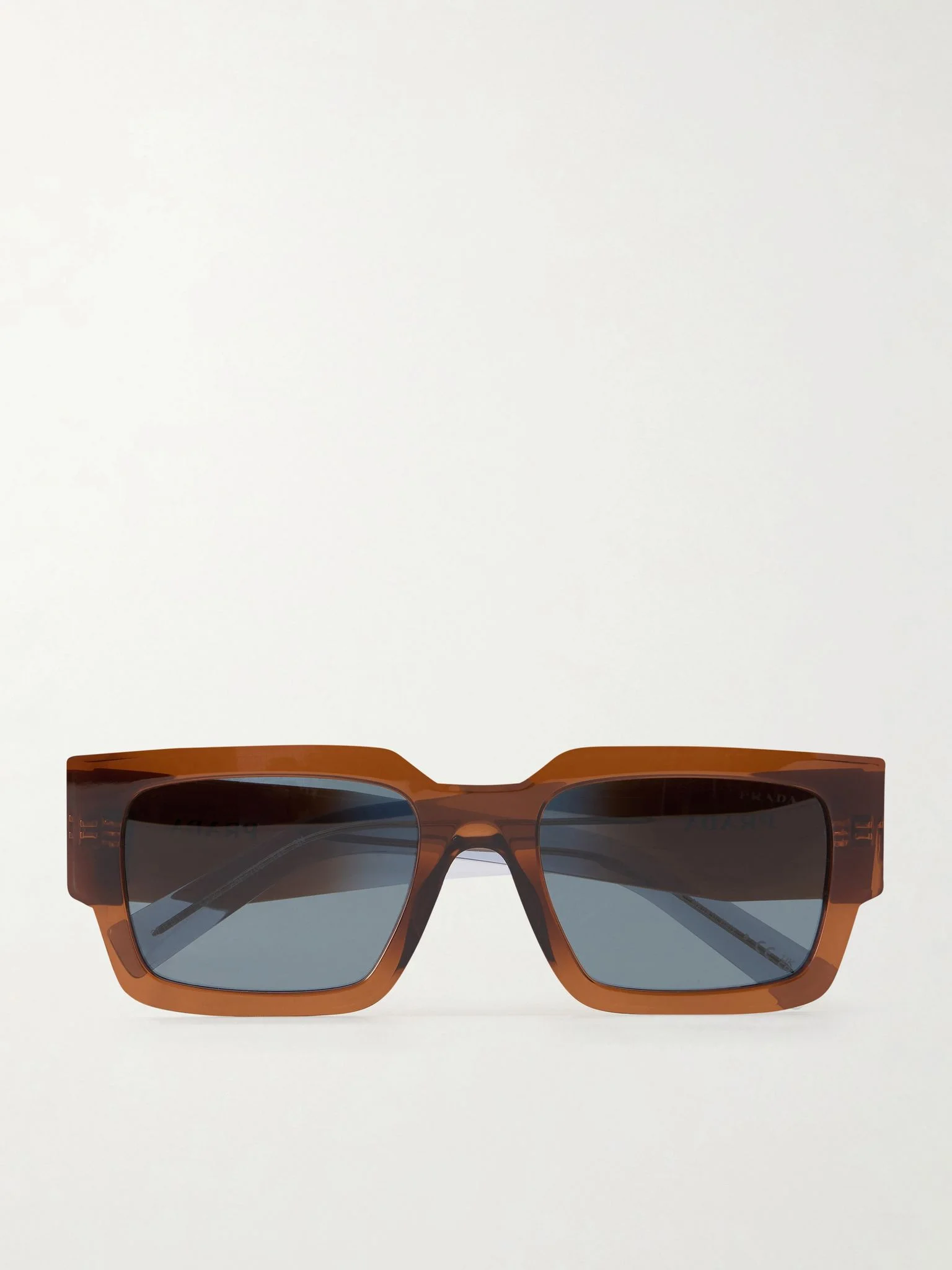Square-Frame Acetate Sunglasses Red - 1