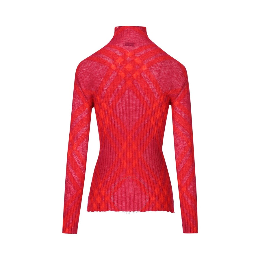 Burberry Plaid-Check Rib-Knit Jumper - 5