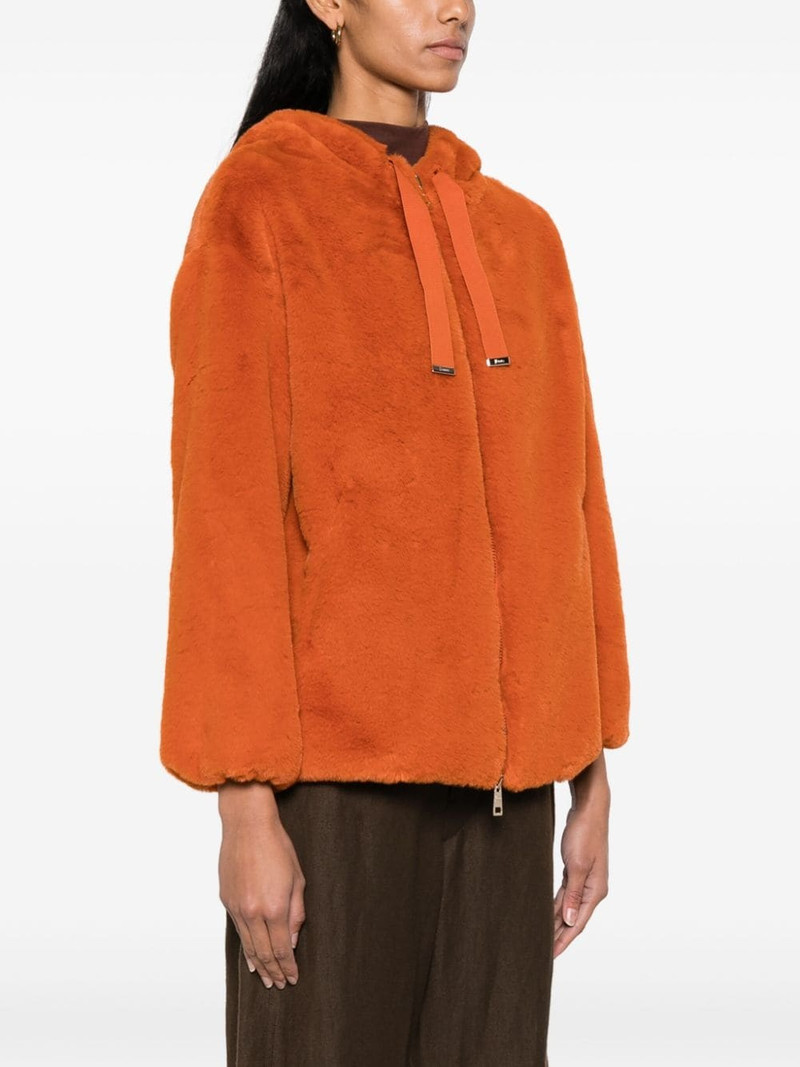drawstring-hood zip-up jacket 3