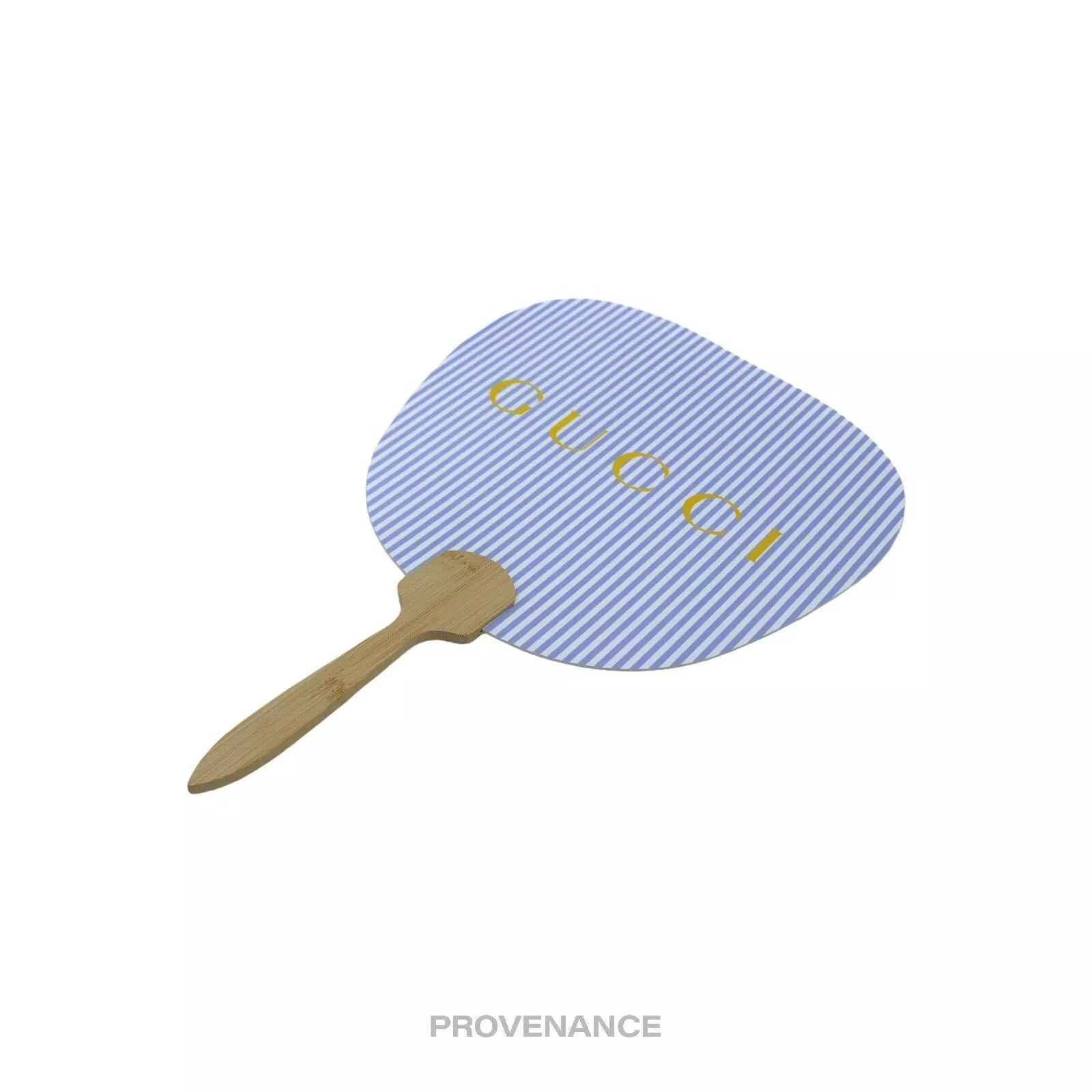 Gucci Logo Bamboo Hand Fan - Striped - 4