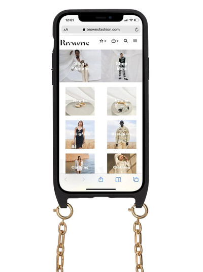 DSQUARED2 iPhone 11 logo print chain cover outlook