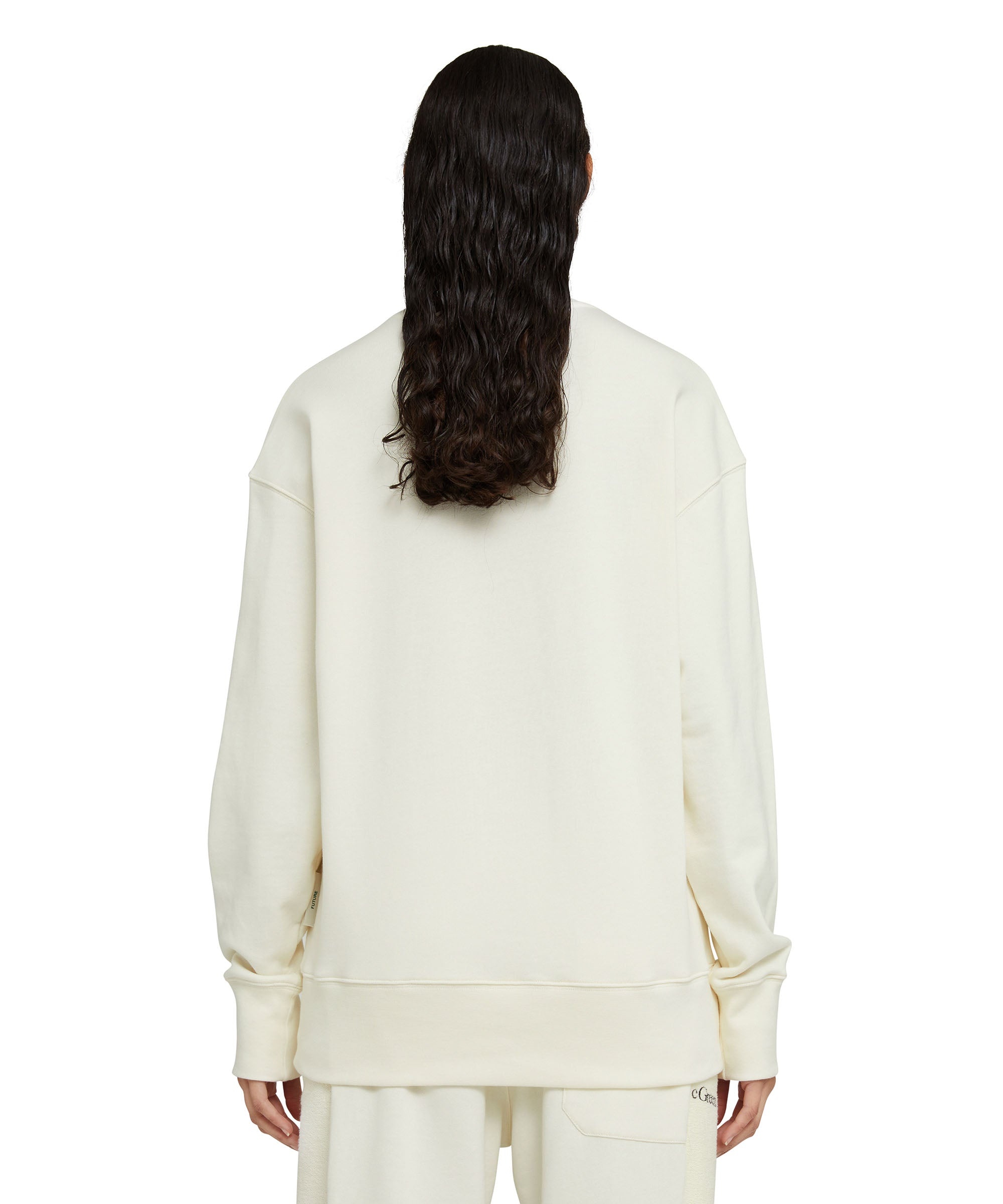 Organic cotton crewneck sweatshirt from the MSGM Fantastic Green Capsule - 5