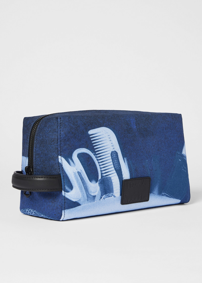 Indigo Blue 'X-Ray Print' Washbag 4