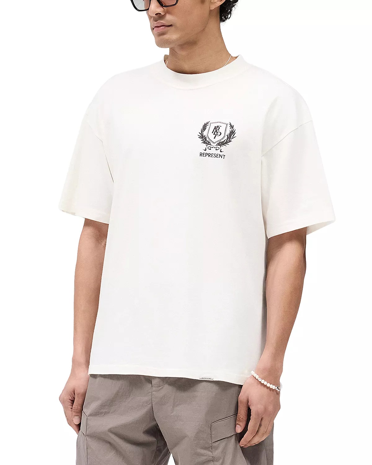 Crest Oversized Fit Graphic Tee - 5