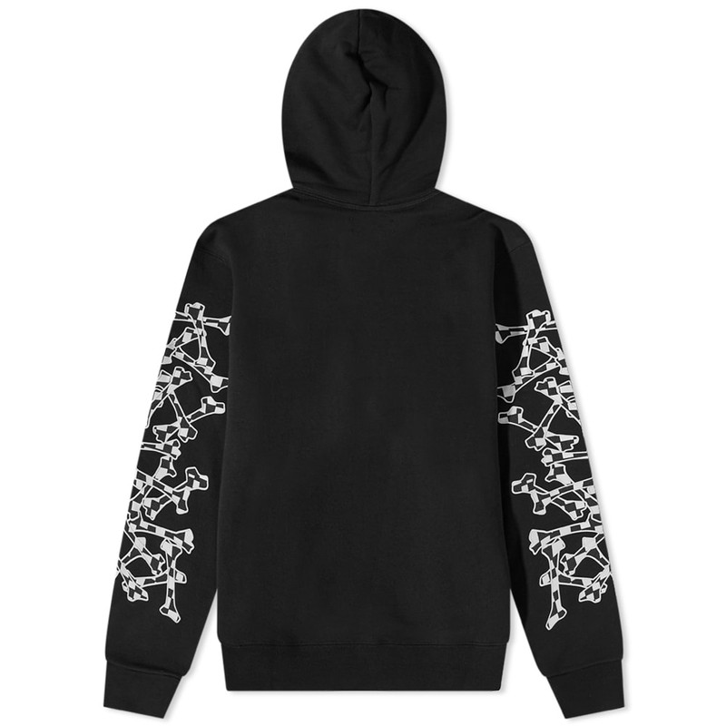 AMIRI AMIRI Checkered Bones Hoody outlook