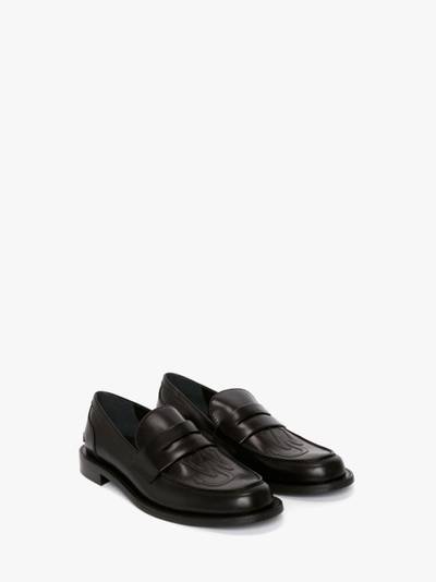 JW Anderson LEATHER MOCCASIN LOAFERS outlook