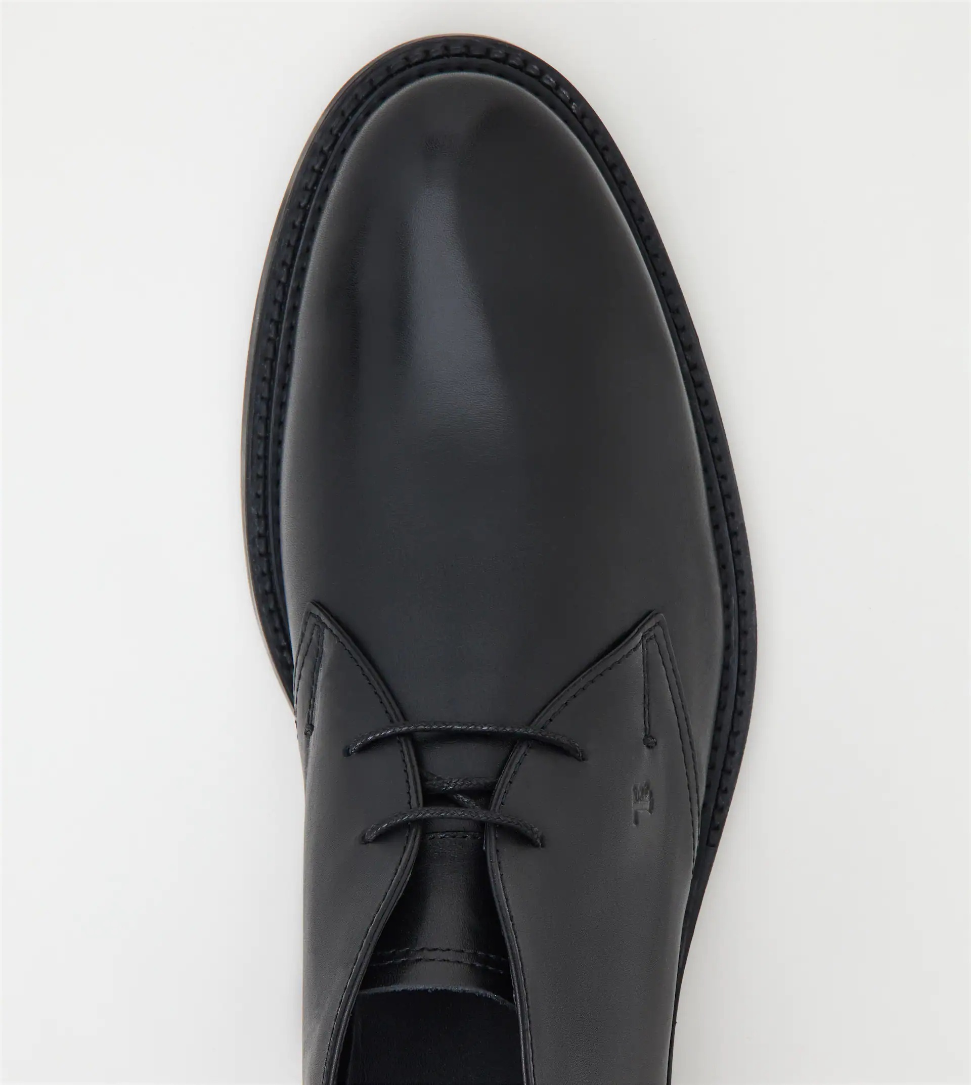 DESERT BOOTS IN LEATHER - BLACK - 4