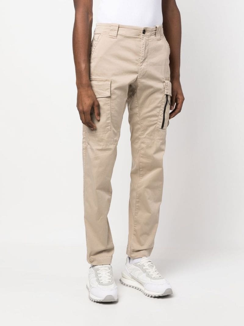 logo-plaque cargo-pocket trousers - 3