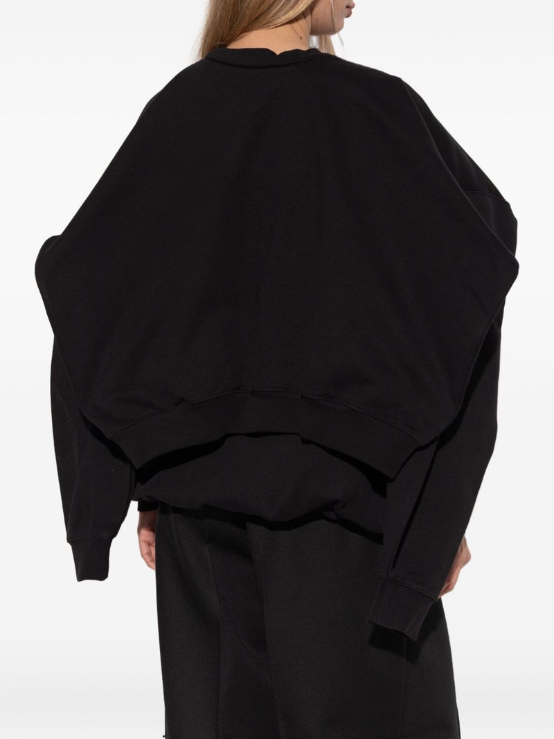 layered cotton sweatshirt 5