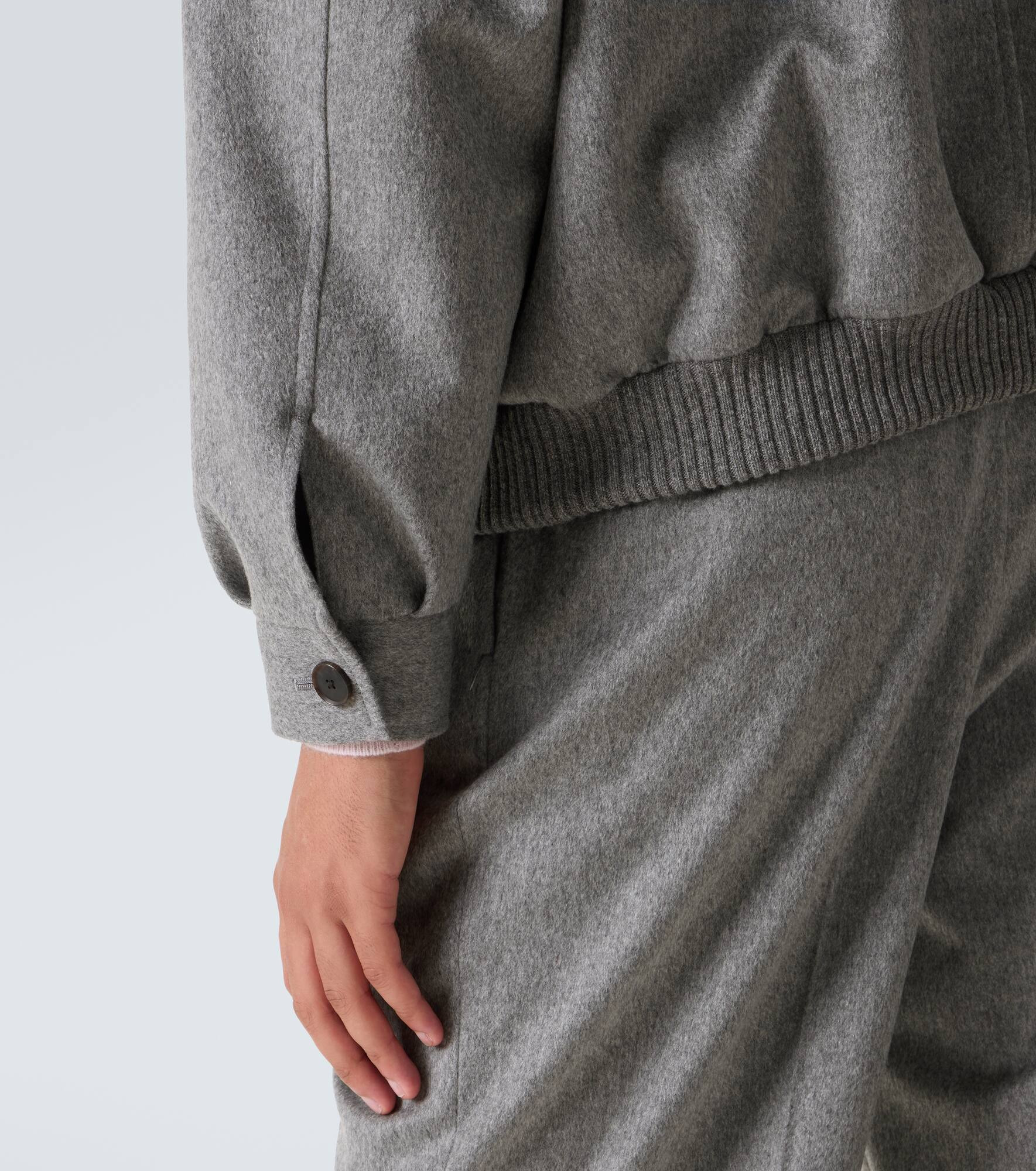 Cashmere blouson jacket - 7