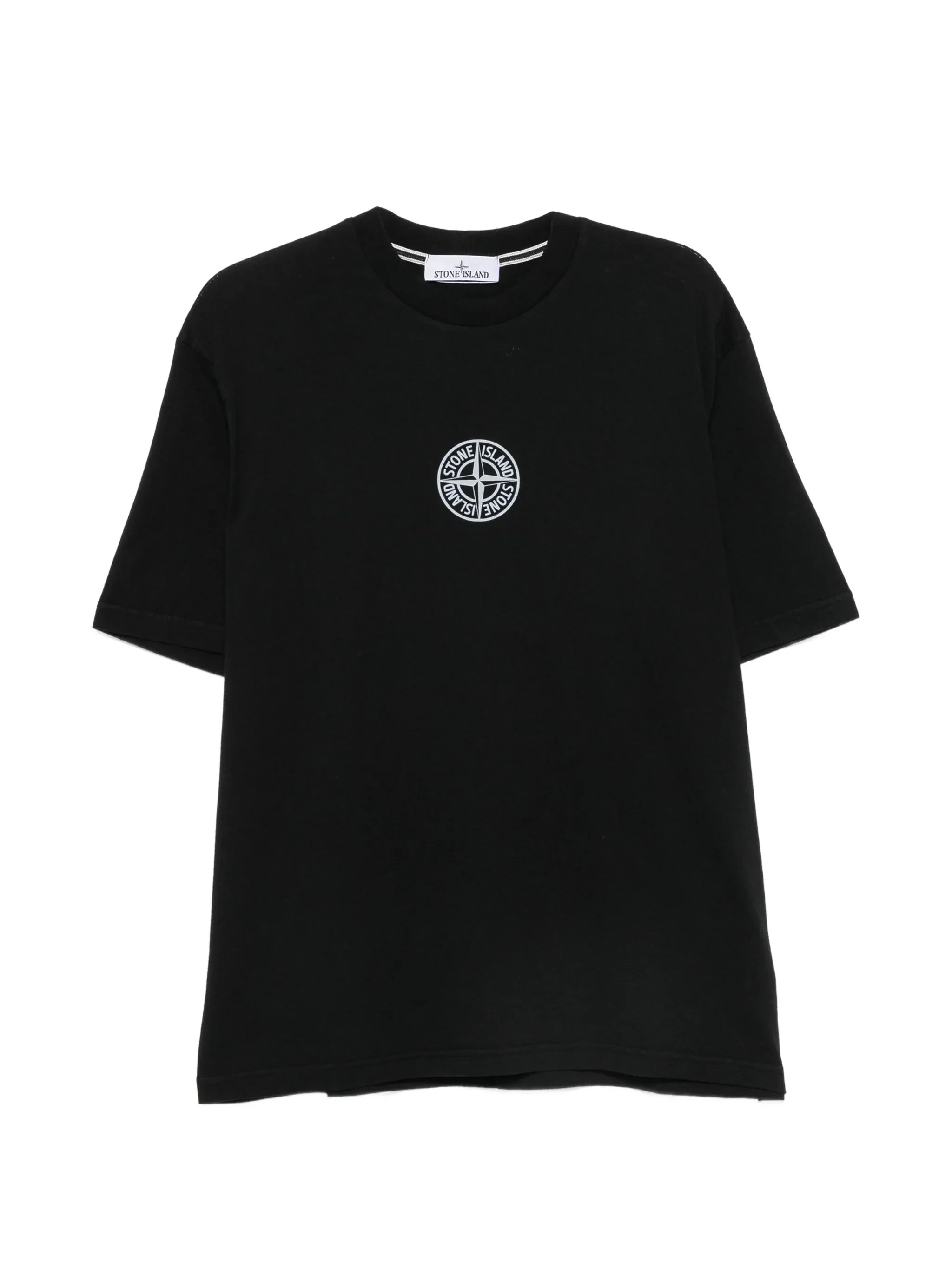 Stone Island Logo-print Crew-neck T-shirt - 1