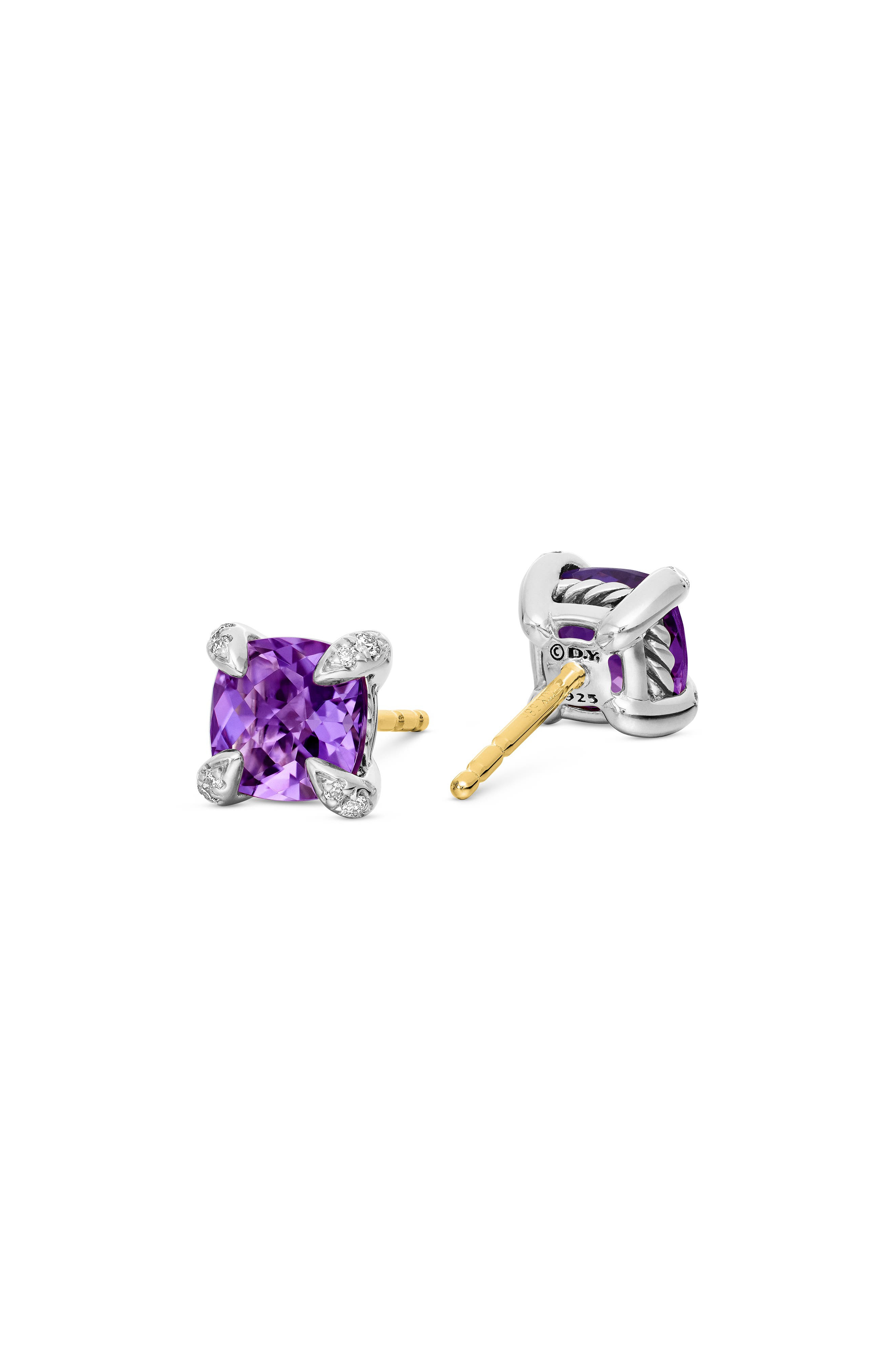 David Yurman Chatelaine® Stud Earrings in Amethyst at Nordstrom - 5