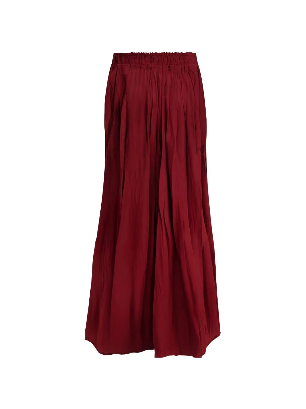pleated elasticated-waist maxi skirt - 1
