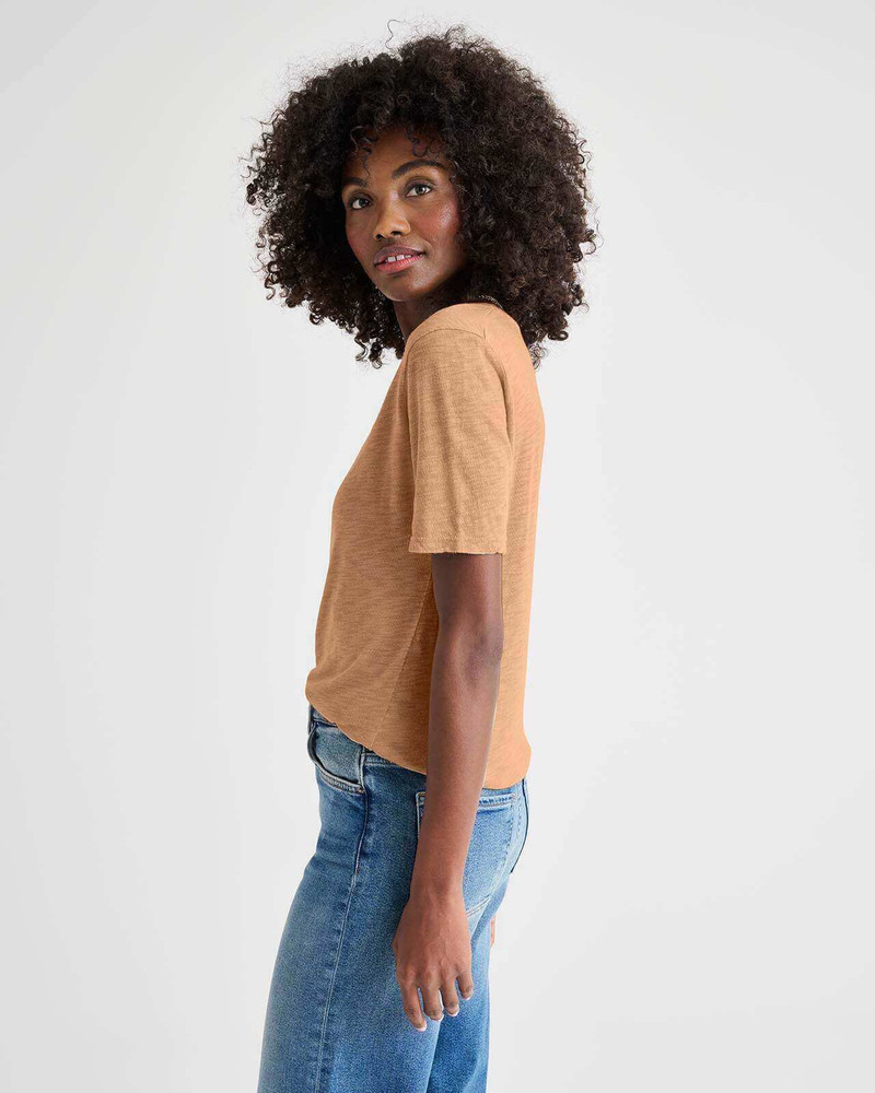 Everly Slub V-Neck Tee 3